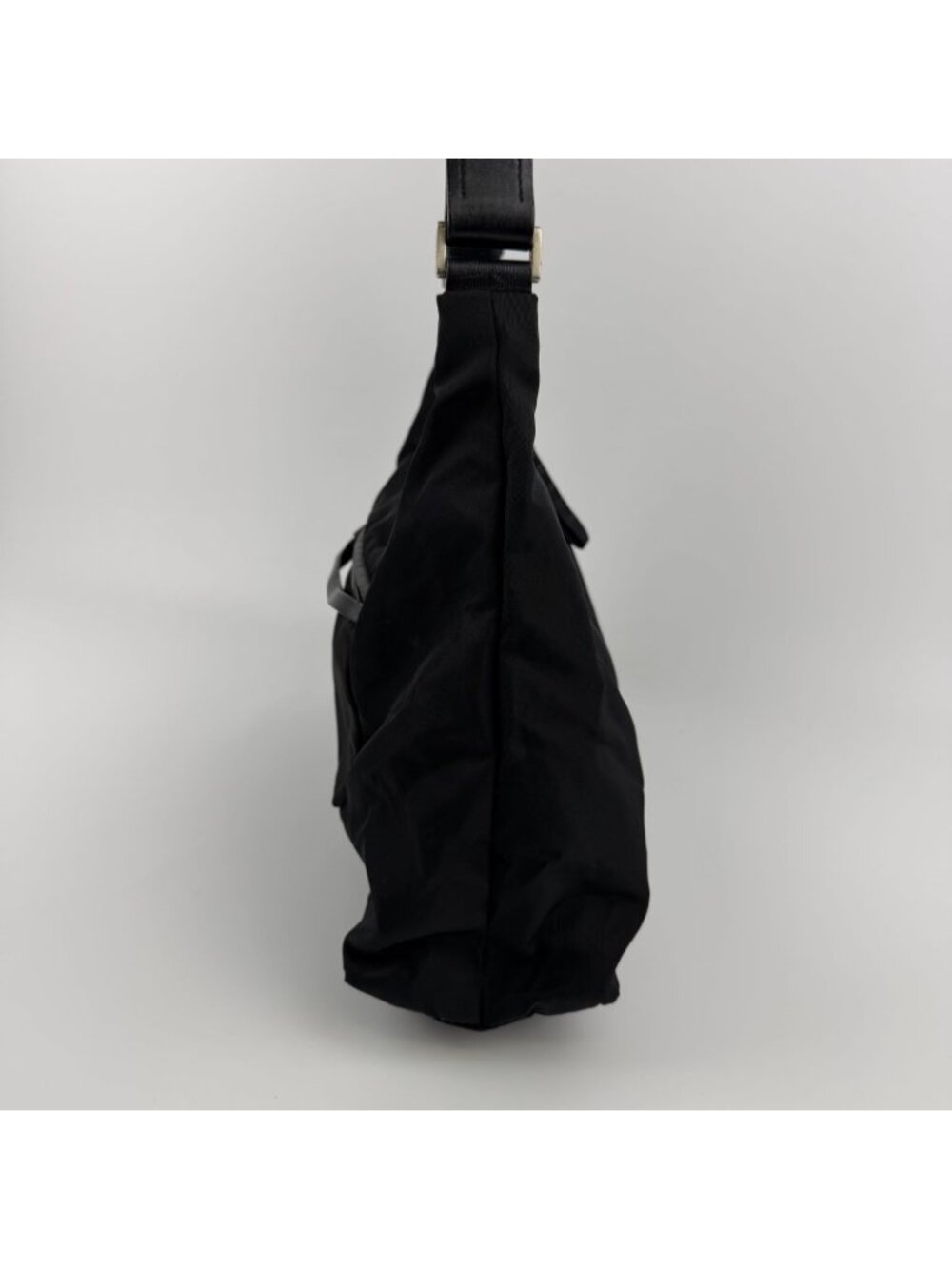 Prada Shoulder Bag Black Nylon Vintage - Picture 6 of 15